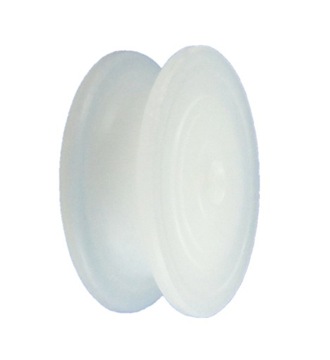 Rolka bez łożysk fi 45mm fi 6 mm na linkę fi10