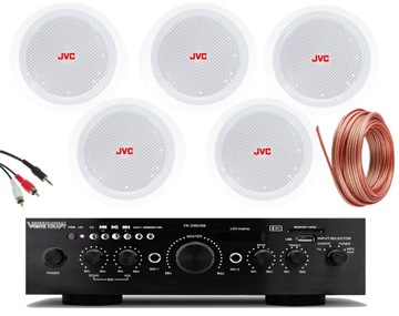 NAGŁOŚNIENIE SUFITOWE JVC DWUDROŻNE BLUETOOTH