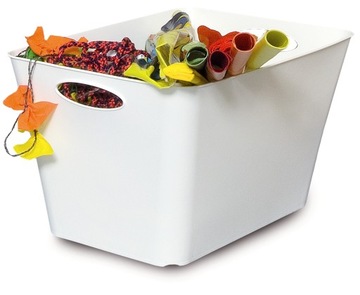 Корзина для хранения Rotho LIVING 24л белый