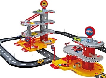 Unogiochi 707 2 w 1 Maxi Garaż z torami P4A