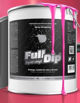 FULL DIP Folia guma w sprayu RÓZOWY 4L