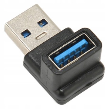 Прямоугольный адаптер USB-папа-гнездо USB под углом 90 градусов