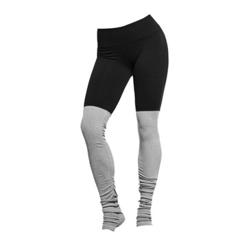 Damskie legginsy fitness z wysokim stanem Phenovo XL, czarne