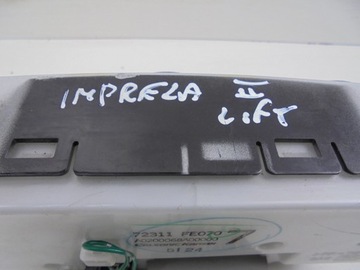 PANEL KLIMATIZACE VENTILACE SUBARU IMPREZA II