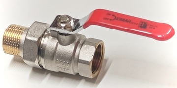 ZAWÓR KUREK KULOWY FI 3/4'' CALA DN20 ZE ŚRUBUNKIEM