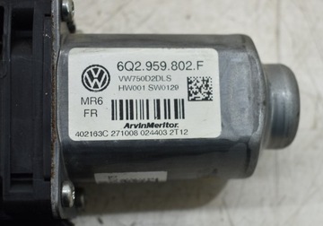MOTOREK OKNO LEVÝ PŘEDNÍ VW T5 6Q2959802F EU