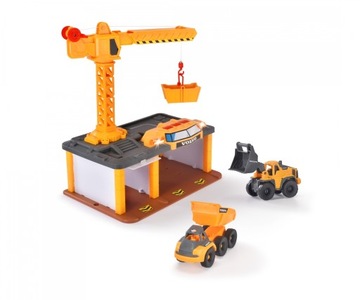 STACJA BUDOWLANA VOLVO Z DŹWIGIEM | DICKIE TOYS