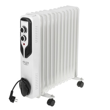 GRZEJNIK OLEJOWY ELEKTRYCZNY 2500W 11 ŻEBER KÓŁKA