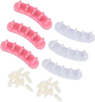 4 Zestawy Do ?wiczeń Manicure Zestaw Do Zdobienia Paznokci Stojak Do Paznok