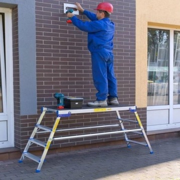 ЛЕСТНИЦА РАБОЧАЯ ПЛАТФОРМА DRABEX ВЫСОТА 2,92