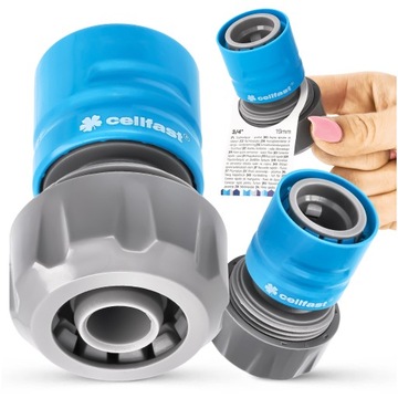 Быстроразъемный соединитель для садового шланга Cellfast | Соединитель для шланга 3/4 дюйма