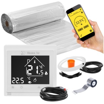 ZESTAW MATA GRZEWCZA grzejna Mission Air pod panele MAL-160W/m² 4m² WiFi