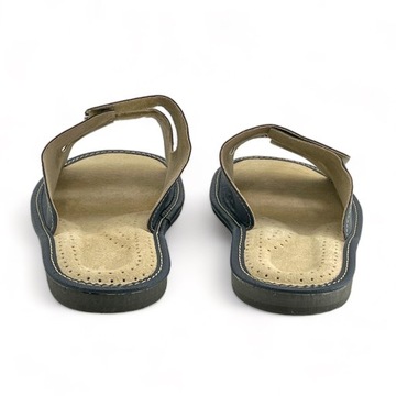 Papuče šľapky pánske sandále na suchý zips nastaviteľné 45
