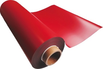 Folia magnetyczna PERMAG 0,7 czerwona PVC mat