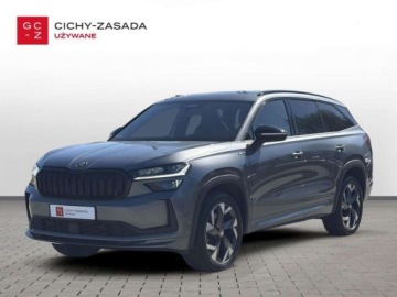 Skoda Kodiaq I SUV Facelifting 2.0 TDI SCR 150KM 2024 Skoda Kodiaq Sportline 7 osobowy Top LED Matrix Pamiec foteli Masaze Faktu