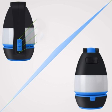СВЕТОДИОДНЫЙ КЕМПИНГОВЫЙ ФОНАРЬ И РУЧНОЙ ФОНАРИК 4В1+USB