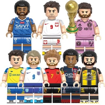 Футбольные асы Футболисты Мбаппе Левандовски Месси Роналду Бензема Брюйне