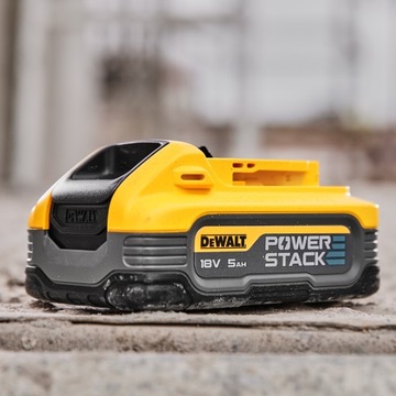 2 аккумулятора Powerstack 18 В, 5 Ач DeWALT DCBP518H2