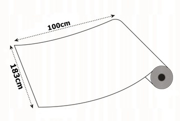 Lustro Weneckie Wewnętrzne Na Szyby Okna Folia Przeciwsłoneczna 183 x 100cm