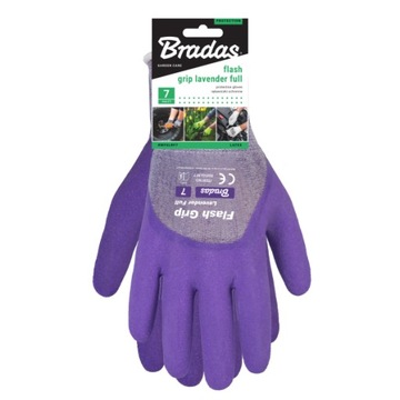 Rękawice ochronne robocze FLASH GRIP LAVENDER FULL rozmiar 6 (XS)