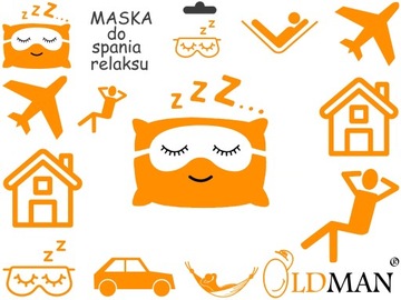 МАСКА ДЛЯ ВЕК ДЛЯ СНА, СНА, РАССЛАБЛЕНИЯ, плюшевый мишка, белый OLDMAN PLUSH