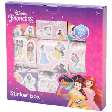 Naklejki PRINCESS 9 rolek 35 x 5,5 cm