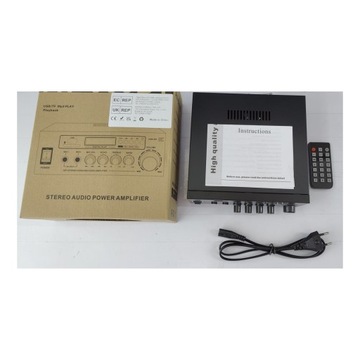 СТЕРЕО УСИЛИТЕЛЬ HIFI КАНАЛ 2.0 BLUETOOTH 5.0 С АНТЕННОЙ С FM-РАДИО 40 Вт