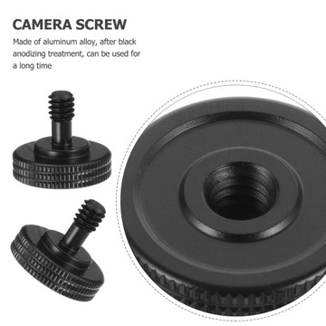 Części do mocowania statywu ze śrubą kciuka