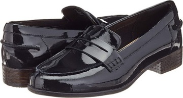 CLARKS DAMSKIE MOKASYNY CZARNE WSUWANE 42 1SSE