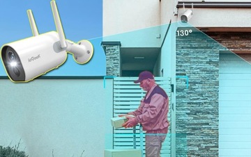 Уличная Wi-Fi камера, беспроводная, 3 Мп, 4-кратный зум, 15000 мАч, аккумулятор 64 ГБ