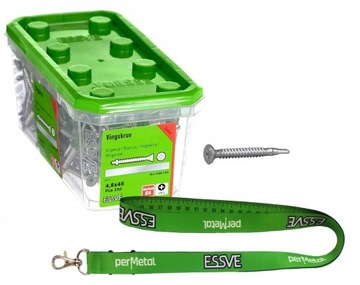 ESSVE WKRĘTY 4,8x45MM DO DREWNA STALI 250SZT