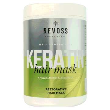 REVOSS Keratin Argan Maska do Włosów Regenerująca