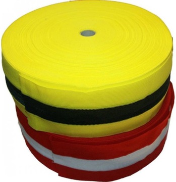 МАТЕРИАЛ ПРЕДУПРЕЖДАЮЩАЯ ЛЕНТА ЖЕЛТАЯ ЧЕРНАЯ 100М