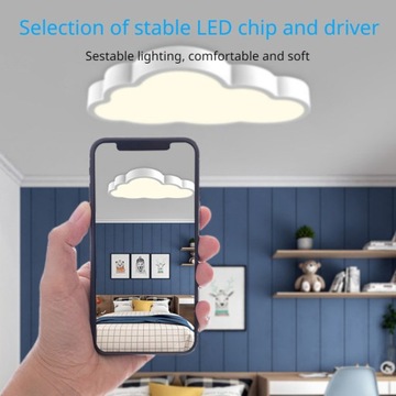 1шт полный спектр креативный подвесной светильник Cloud Light для