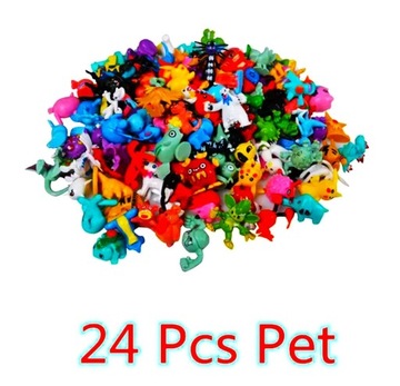 POKEMON GO FIGURKI ZESTAW FIGUREK 24szt POKEMONY PREZENT DLA DZIECKANA TORT