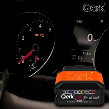 Qerk KW905 OBD2 ELM327 BLUETOOTH 5.0 ДИАГНОСТИЧЕСКИЙ ИНТЕРФЕЙС ПОЛЬСКИЙ ТЕСТЕР