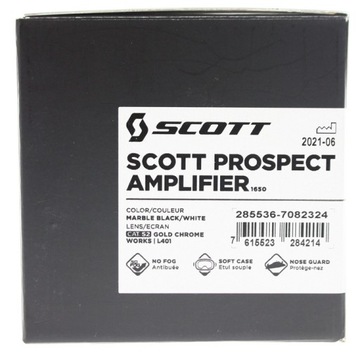 Очки Scott Prospect AMPLIFIER черно-белые для мотокросса и эндуро, ОГРАНИЧЕННАЯ ВЫПУСК
