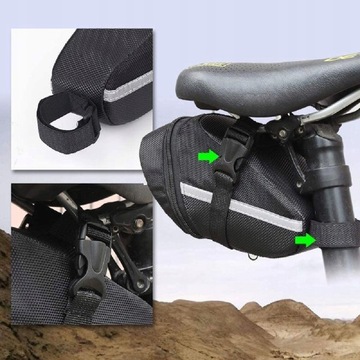 СУМКА ДЛЯ ВЕЛОСИПЕДА ПОД СИДЕНЬЕМ СУМКА ДЛЯ ВЕЛОСИПЕДА Водонепроницаемый ЧЕХОЛ 1,7 Л ЗАДНИЙ