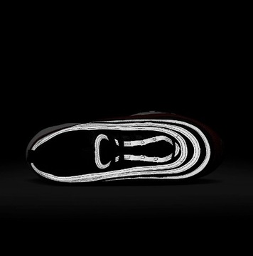 Buty Nike Air Max 97 Czarne Brązowe Białe r.38