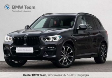 BMW X3 G01 SUV 2.0 20d 190KM 2020 BMW X3 I wlasciciel M Sport Hak 360 Gwarancja Bezwypadkowy FVAT23