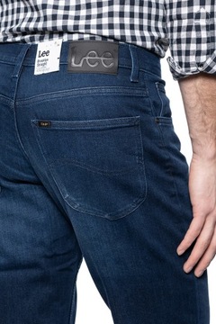 Męskie spodnie jeansowe proste Lee BROOKLYN W40 L32