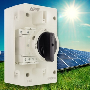 ГЛАВНЫЙ РАЗЪЕДИНИТЕЛЬ PV 4P 32A 1000В постоянного тока