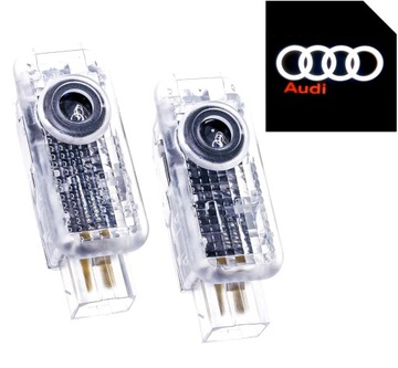 LED Logo Projector Premium drzwi HD+ Audi A1 A3 A4 A5 A6 A7 A8 Q3 Q5 Q7 Q8