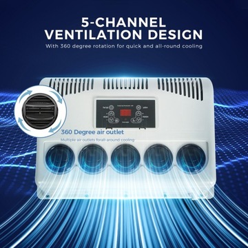 Sunster 12V Parking Кондиционер для автобуса, трактора, камеры