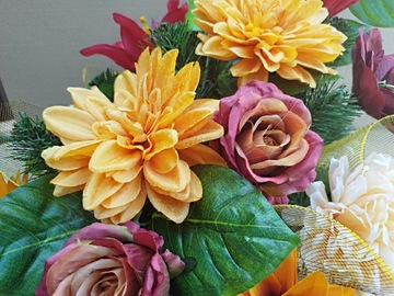 ИСКУССТВЕННАЯ ФЛОРИСТИКА ФОН-ОСНОВА ДЛЯ РАША, ВЕНКА, ВЕНКА - 70 х 55 см