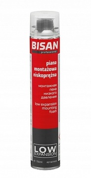 PIANKA MONTAŻOWA NISKOPRĘŻNA 750ML PROFESJONALNA BISAN