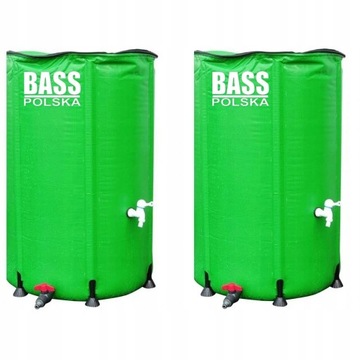 Бочка, резервуар для дождевой воды с желобом, 250л.