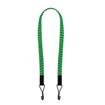 OXFORD ELASTYCZNY PAS Z HAKAMI TWIN WIRE FLAT BUNGEE GREEN BLACK 60CM