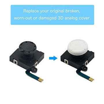 2 накладки-ластика для ремонта пластика для NS JOY-CON / OLED LITE белого цвета