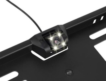 Камера заднего вида в рамке номерного знака с ИК-подсветкой